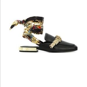 Brand New ASH Elite Black/Gold Mule